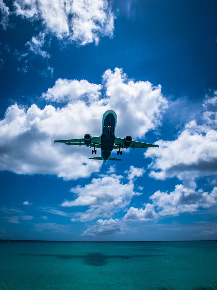 airbus landing in sxm st maarten